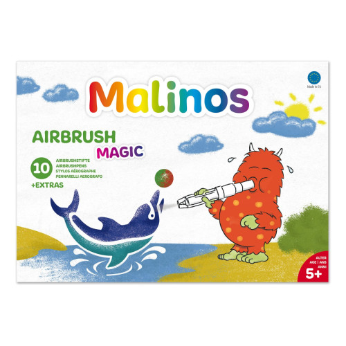 Фломастеры-аэрографы волшебные MALINOS BLOpens Magic, 10 шт