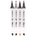 Набір двосторонніх скетч-маркерів BV800-60, 60 кольорів у сумці