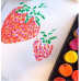 Пальчиковые краски безглютеновые MALINOS Fingerfarben непроливаемые, 6 цветов