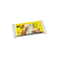 Паста для лепки (глина) самозастывающая Sio-2 COLOR PLUS, белая 500 г