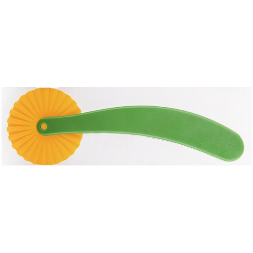 Нож-роллер пластиковый для лепки и моделирования Jovi, желтый