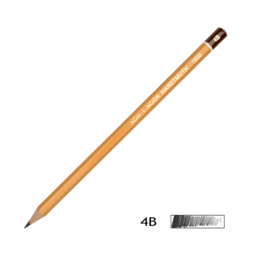 Олівець графітний Koh-I-Noor 1500, 4B