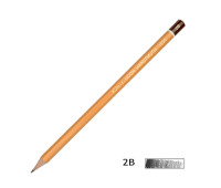 Олівець графітний Koh-I-Noor 1500, 2B