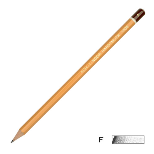 Олівець графітний Koh-I-Noor 1500, F