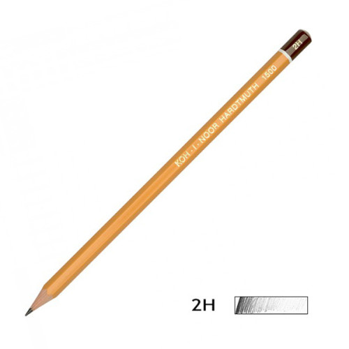 Олівець графітний Koh-I-Noor 1500, 2H