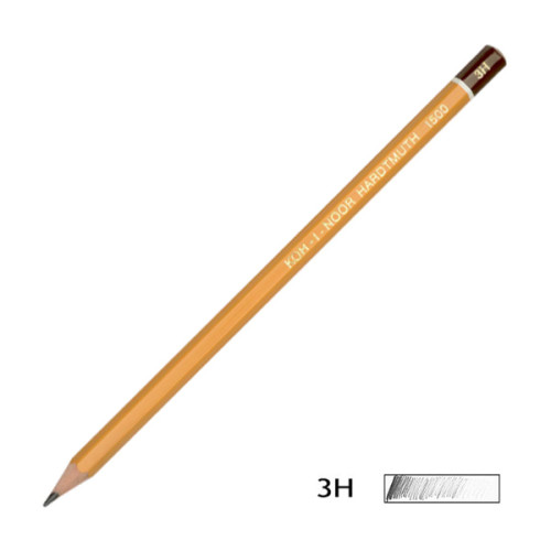 Олівець графітний Koh-I-Noor 1500, 3H