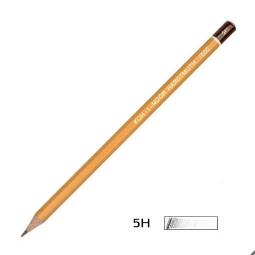 Олівець графітний Koh-I-Noor 1500, 5H