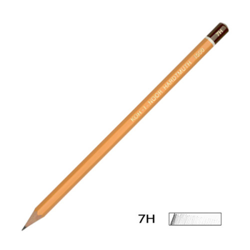 Олівець графітний Koh-I-Noor 1500, 7H