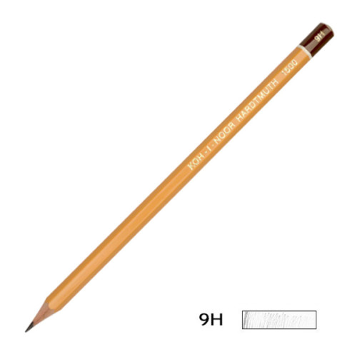 Олівець графітний Koh-I-Noor 1500, 9H
