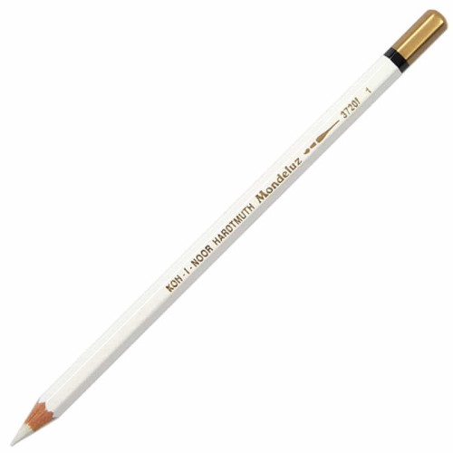 Акварельний олівець Mondeluz 3720 Koh-I-Noor, №01 White Білий