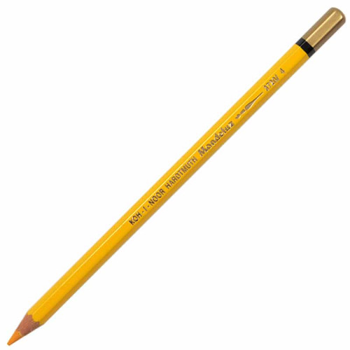 Акварельний олівець Mondeluz 3720 Koh-I-Noor, №04 Dark Yellow Темно-жовтий