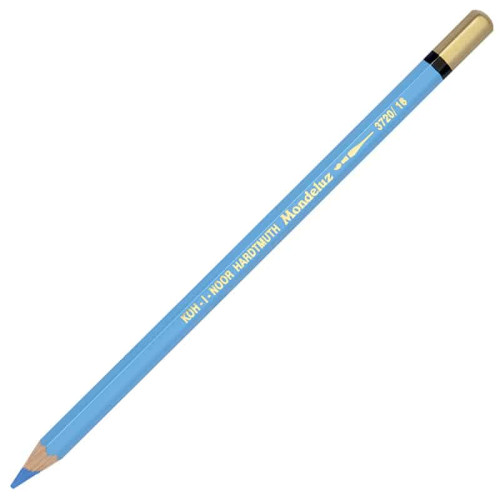 Акварельный карандаш Mondeluz 3720 Koh-I-Noor, №16 Cerulean Blue Небесно-голубой