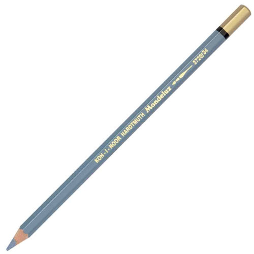 Акварельный карандаш Mondeluz 3720 Koh-I-Noor, №34 Bluish Grey Light Светло-сине-серый