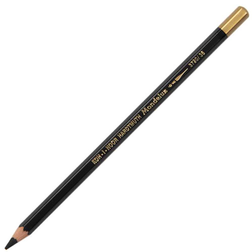Акварельный карандаш Mondeluz 3720 Koh-I-Noor, №36 Black Ivory Черный как слоновая кость