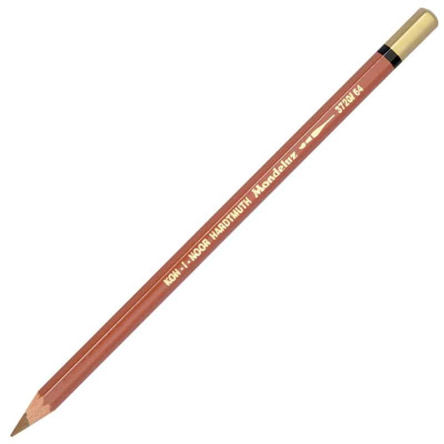 Акварельный карандаш Mondeluz 3720 Koh-I-Noor, №64 Burnt Ochre Жженая охра