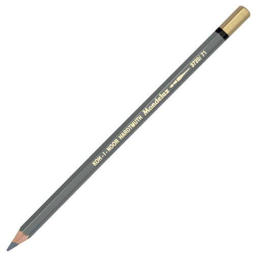 Акварельний олівець Mondeluz 3720 Koh-I-Noor, №71 Medium Grey Середньо-сірий