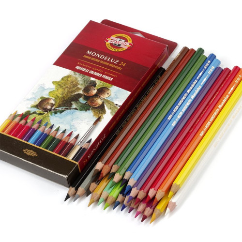 Набір акварельних олівців Mondeluz Koh-i-Noor, 24 кольори