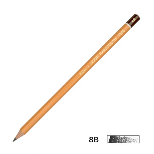 Олівець графітний Koh-I-Noor 1500, 8B