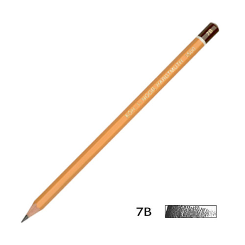 Олівець графітний Koh-I-Noor 1500, 7B