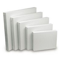 Полотно на підрамнику Льон 55х80 см серед зерно (глухий підрамник)