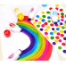 Набор DOT маркеров на водной основе для детей, 6 цветов + раскраска