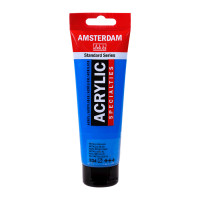 Акрилова фарба AMSTERDAM, 834 Синій металік, 120 мл