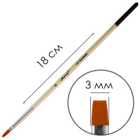Пензель синтетика плоский Monet Uni, F4 (MF4)