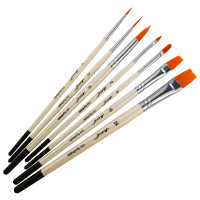 Набір універсальних синтетичних пензлів 2099 Monet Uni (set4 R1, R3, R8, F2, F8, F16, F24) - 7 шт (M2099)