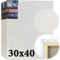 Набір полотен Monet середнє зерно 30x40 см італійська бавовна 335 г/м, 5 шт (MP3113040)