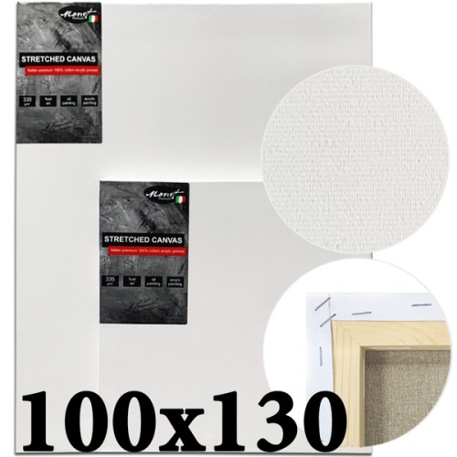 Холст на подрамнике 100x130 см итальянский хлопок, среднее зерно 320г/м2, Monet (MN100130)