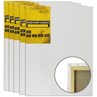 Набор холстов Monet мелкое зерно 30x30 см итальянский хлопок 270 г/м, 5 шт (MN3113030)