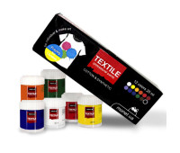 Набір акрилових фарб для тканини Monet, 12 кольорів по 20 мл (613717)