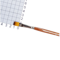 Кисть синтетика плоская 1001 F, ArtMaster №10