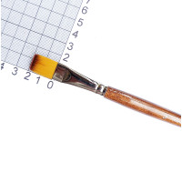 Кисть синтетика плоская 1001 F, ArtMaster №14