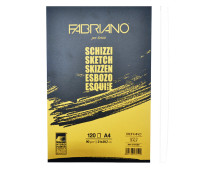Склейка для зарисовок Schizzi Fabriano A4, 90г/м2, 120 листов Склейка для зарисовок Schizzi Fabriano A4, 90г/м2, 120 листов