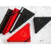 Скетчбук треугольный MadBook Markerman 15х15 см, black red
