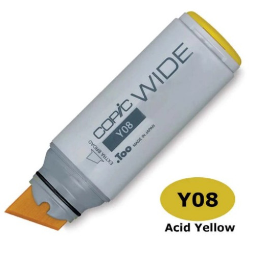 Широкий маркер Copic Wide Marker Y08 Acid Yellow