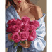 Картина по номерам с алмазной мозаикой SANTI Розовая нежность, 40x50 см