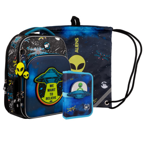 Набор для школьника с рюкзаком YES S-78_Collection UFO