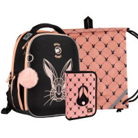 Набор для школьника с рюкзаком YES H-100_Collection Brave Bunny