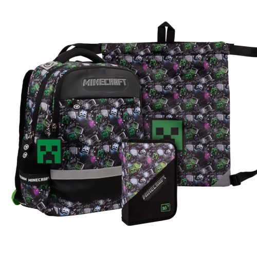 Набор для школьника с рюкзаком YES S-52_Collection Minecraft