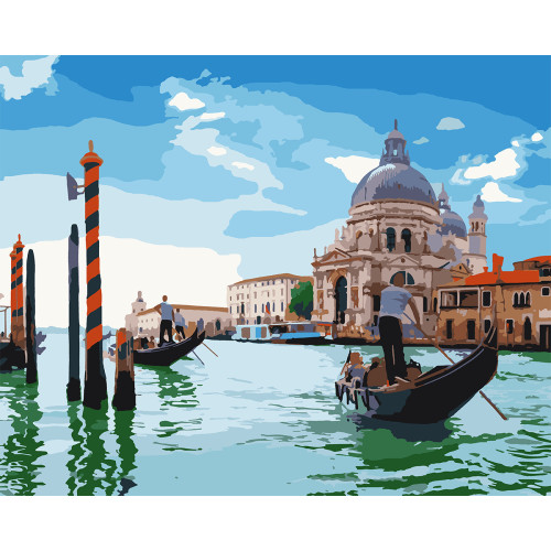 Картина по номерам SANTI Венеция 40х50 см