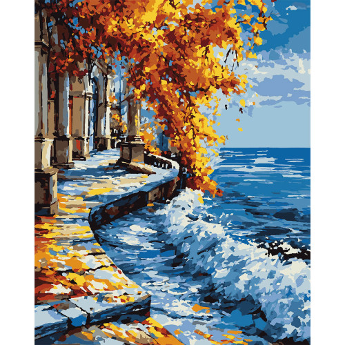 Картина по номерам SANTI Осень в Одессе 40x50 см
