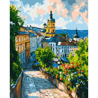 Картина по номерам SANTI Уютный переулок 40x50 см