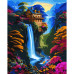 Картина по номерам SANTI Сказочный водопад, 40x50 см