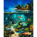 Картина по номерам SANTI Подводный мир, 40x50 см