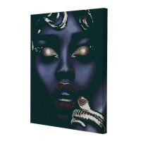 Картина по номерам Riviera Blanca Черная жемчужина 40x50 см (RB-0028)