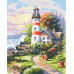Картина по номерам Riviera Blanca Цветочный мыс 40x50 см (RB-0044)