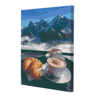 Картина по номерам Riviera Blanca Капучино в Альпах 40x50 см (RB-0081)