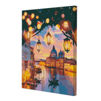 Картина за номерами Riviera Blanca Вогні Венеції 40x50 см (RB-0086)